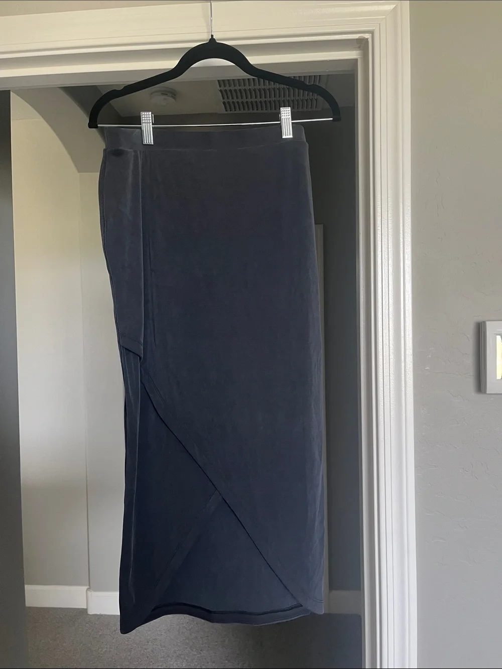 lululemon athletica Navy Wrap-Front Maxi Skirt